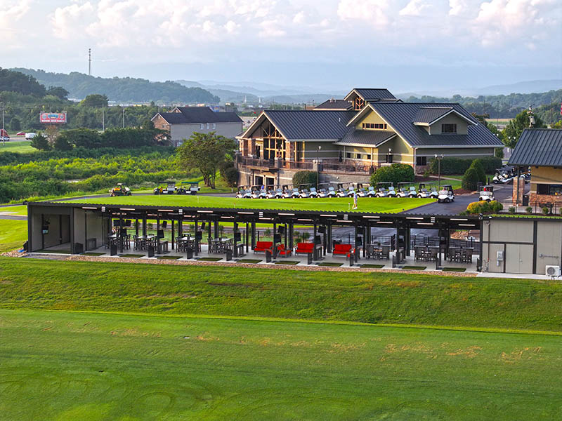 Eagle's Nest Toptracer Range bays with screens